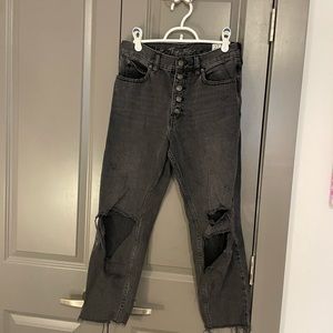 Black ripped Free People jeans
